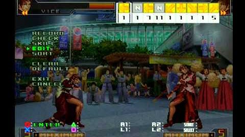 The King of Fighters 2002 UM : Expert Challenge Mode Mission 14 macro