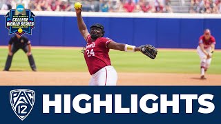 No. 9 Stanford vs. No. 1 Oklahoma | 2023 Women's College World Series Semifinals Highlights