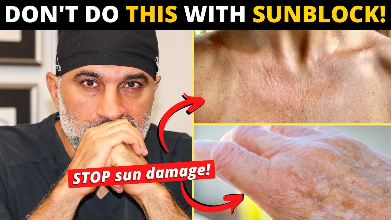 ⁣5 Sunblock Anti-Aging Tips MOST People Get Wrong!