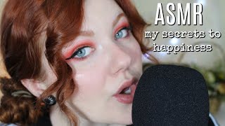 ASMR deep, slow ear whispering ~ secrets to happiness