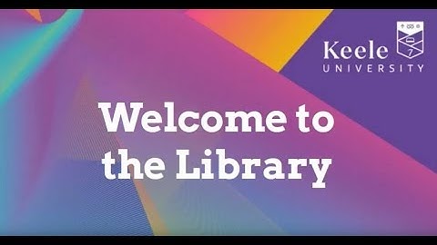 Welcome to the Library