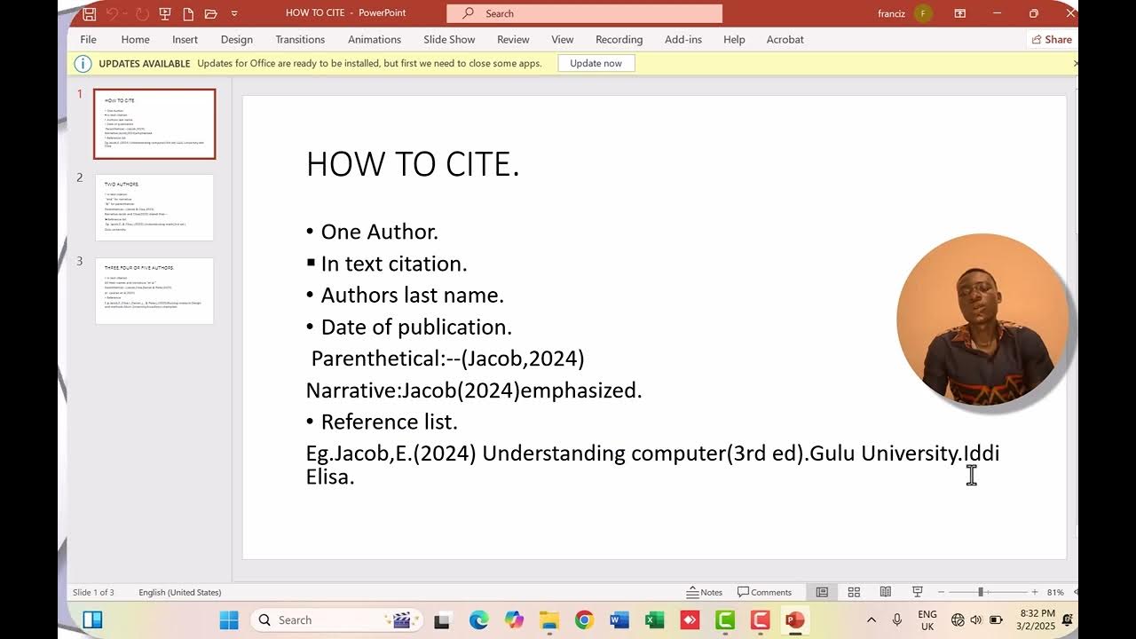 Citations 101: A Beginner’s Guide to Citing Sources Correctly! - YouTube