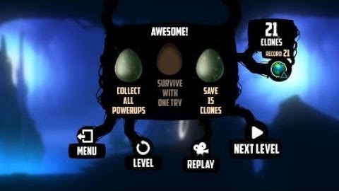BADLAND Day 2-Level 32 Lazers (Single player): 15 clones mission