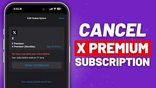 How to Cancel X Premium Subscription - Cancel Twitter Blue