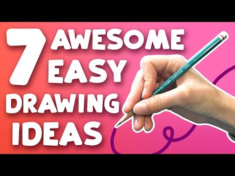 7 THINGS TO DRAW WHEN YOU'RE BORED! // How to Fill Your Sketchbook