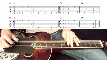 Dobro Lessons with Joe Wilson - Across The Universe (GBDGBD tuning)