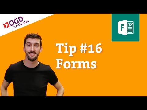 #16 Forms - Maak gemakkelijk zelf een enquête in een paar minuten! - Office 365