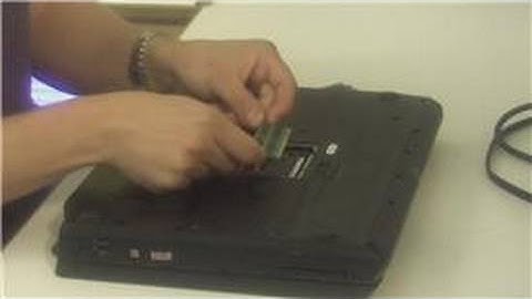 Laptop Repair & Maintenance : Adding Memory to a Laptop Computer