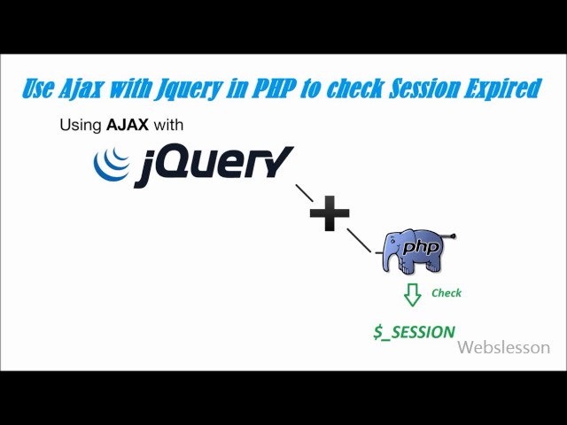 Use Ajax with Jquery in PHP to check Session Expired