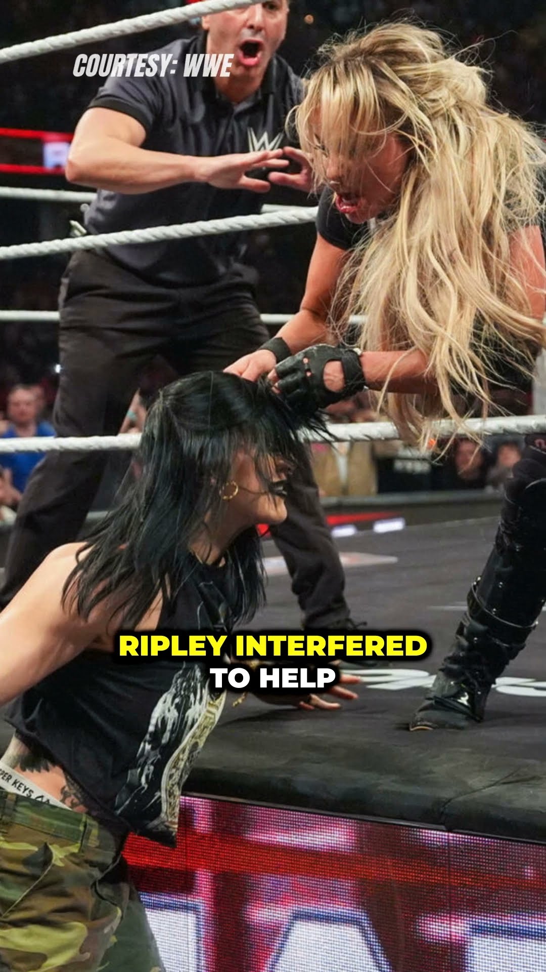 Rhea Ripley Under Fire! Did She Cost Iyo Sky the Match #WWERaw #RheaRipley #IyoSky #shorts