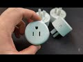 Unboxing porik sp01 mini smart plug that compatible with alexa google home  smartthings