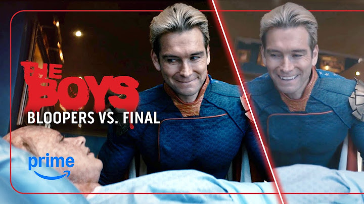 The Boys Bloopers vs. Final Scenes | The Boys | Prime Video