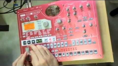 Korg Electribe ESX sampling a Korg Monotribe
