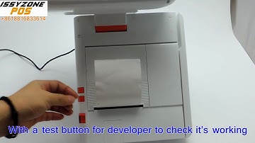 IZP034 Android POS system with built-in 80mm thermal printer receipt printer