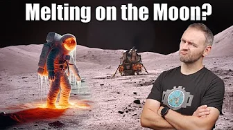 Temperature proves Moon landing fake?