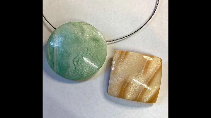 Mokume Style Pendants With Mica Powders