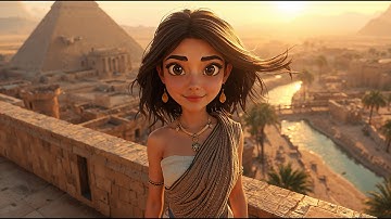 The People of Ancient Egypt | Lucid Origin 3D Cartoon Experiment #aiart #aigenerated