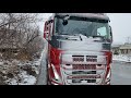 Конец рейса ,Владивосток встречает снегом.VOLVO FH540 POV