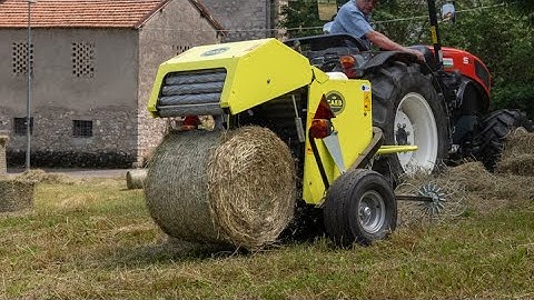 MountainPress 550 TPL – The Mini Round-Baler Trailed Laterally