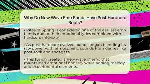 Why Do New Wave Emo Bands Have Post-Hardcore Roots? - Alt Scene Guru