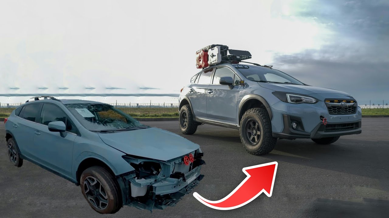 Rebuilding a Totaled 2020 Subaru Crosstrek in 4 Minutes (Copart) - YouTube