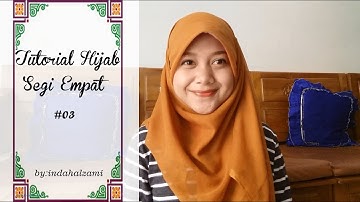 Tutorial Hijab Segi Empat Simpel #3 - indahalzami