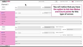 Setting up your Pulse/Status sensor in Real-Time Online.