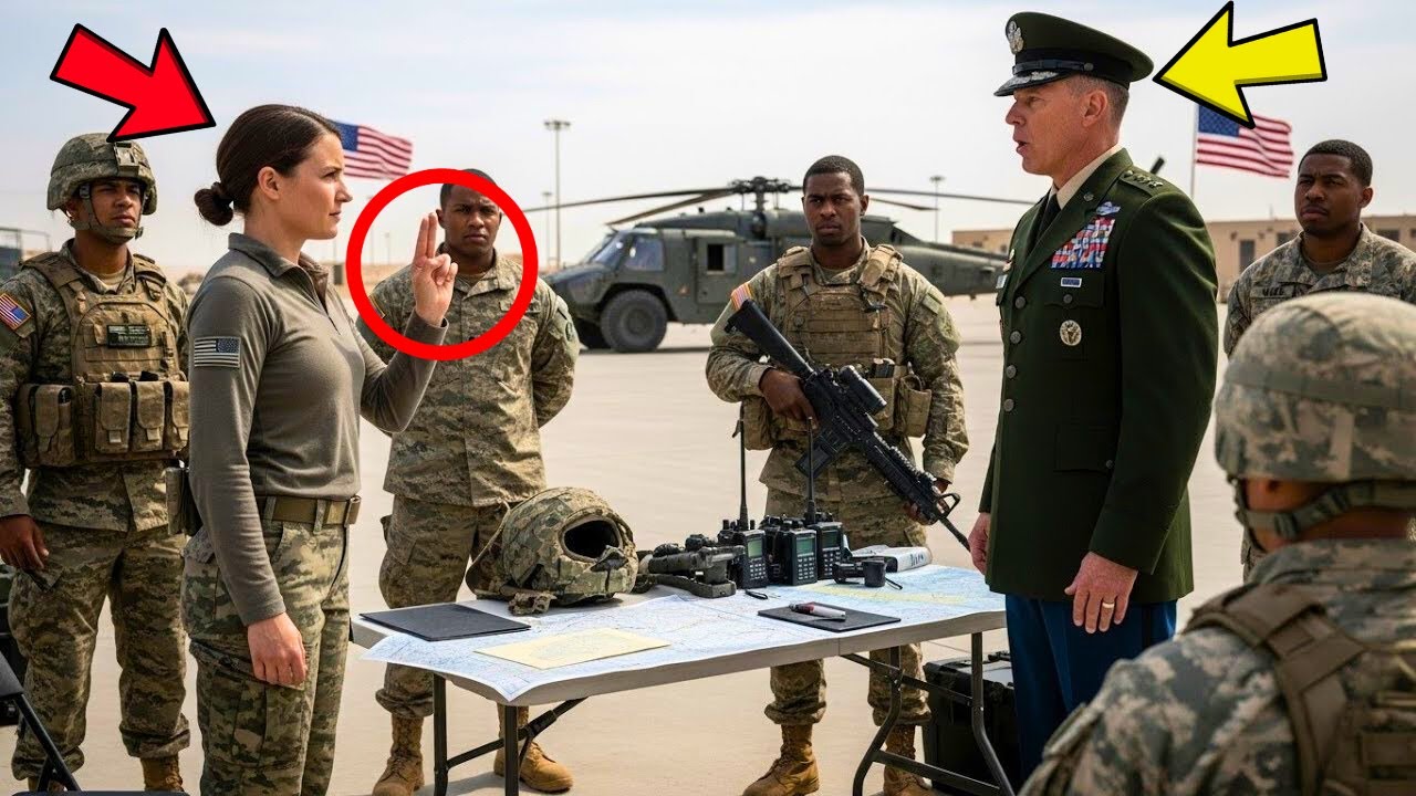 Le général a dit : “Seuls les SEALs utilisent ce signe” — puis il figea quand elle répondit avec un