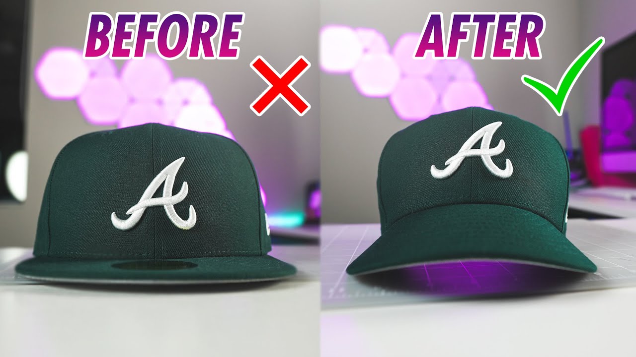 HOW TO CURVE THE BRIM OF YOUR HAT *TUTORIAL* 