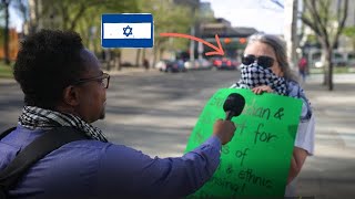 لقاء مع يهود وكنديين مناصريين للقضيه الفلسطينيه