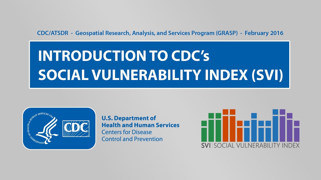 Introduction to CDC's Social Vulnerability Index (SVI) - YouTube