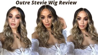 BEGINNER FRIENDLY LACE FRONT WIG! Outre Stevie Wig Review// Synthetic Blonde Wig