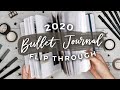 My 2020 Bullet Journal Flip Through | A YEAR IN MY JOURNAL