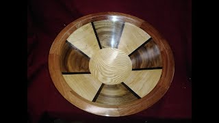 Woodturning a Segmented Bowl with Staves