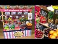 DIY Miniature Fruit Shop ,Paris ミニチュアパリの果物屋さん作り