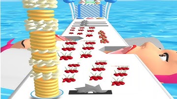 Pancake Run Apple Gameplay All Levels iOS, Android Walkthrough BIG UPDATE! GAME New Levels