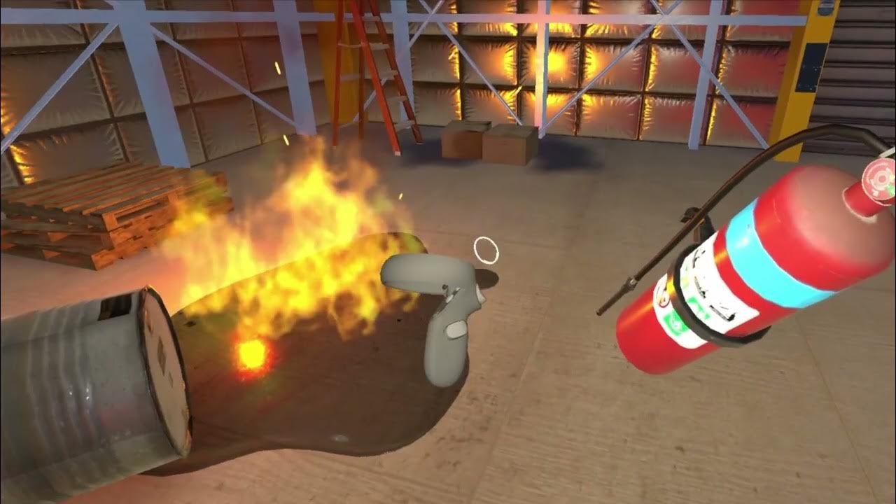 Virtual Reality Fire Extinguisher Training Promo YouTube