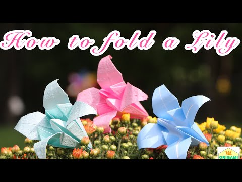 Comment plier un Origami Lily