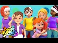 Five Little Mommies Jumping On The Bed | Nursery Rhymes and Kids Songs with Boom Buddies