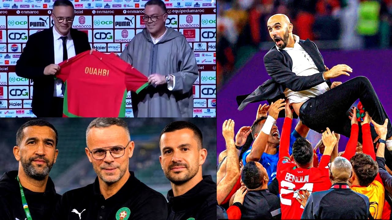 رحيل وليد الركراكي وتعيين محمد وهبي برافو فوزي لقجع