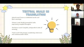 Semiotic Dimension (Texture and Textuality in Translation and Textual Scale) - Group 8 X8B