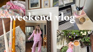 WEEKEND VLOG | Exploring Chagrin Falls, DIY Painted Candles & Cozy Days at Home