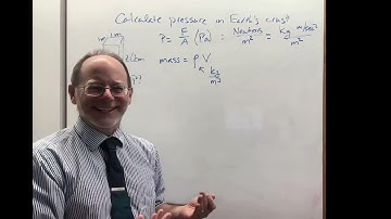 How to calculate pressure in Earth