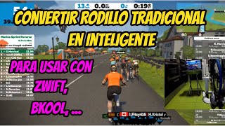 Rodillo Elite Qubo Fluid + Sensor de Velocidad/Cadencia Misuro B+ + Zwift