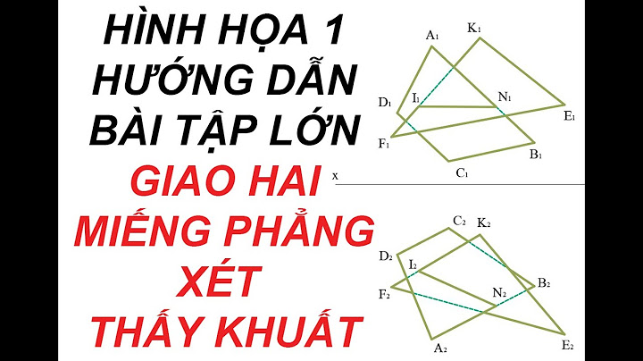 Bài toán vị trí hình học họa hình năm 2024