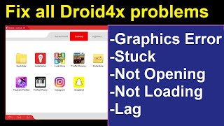 Droid4x graphics driver outdated fix windows 10- Droid4x not working fix- Droid4x stuck at 80 fix