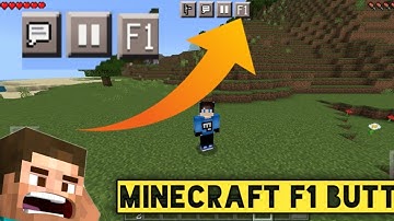Minecraft F1 Button Addon PE 1.18😱