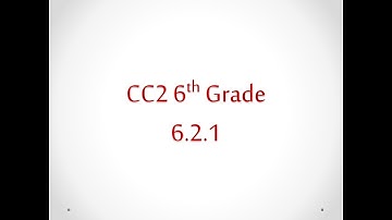 CC1 6.2.1 Video Lesson Week 2