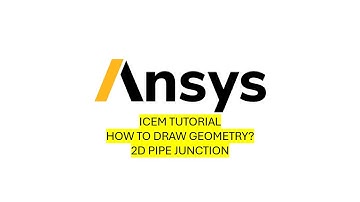 ANSYS ICEM Tutorial | Create 2D Pipe Junction Geometry Step-by-Step | Engineering Everywhere