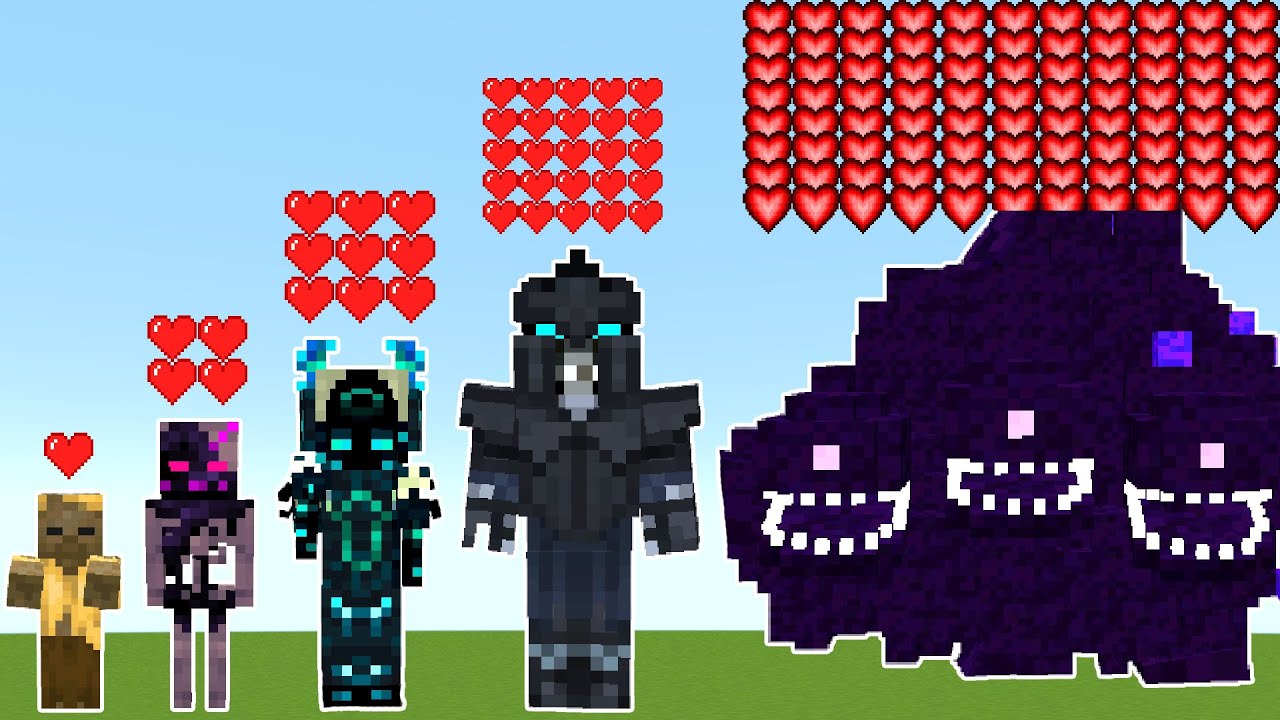 Mob Boss Rig which minecraft mob bosses are immortal ? - YouTube